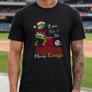 Grinch Arizona Cardinals Merry Kiss my Ass Christmas T-Shirt