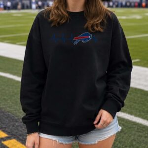 Heartbeat Lifeline Fan Buffalo Bills T-Shirt