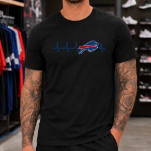 Heartbeat Lifeline Fan Buffalo Bills T-Shirt