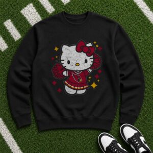 Hello Kitty Arizona Cardinals Cheerleader T-Shirt