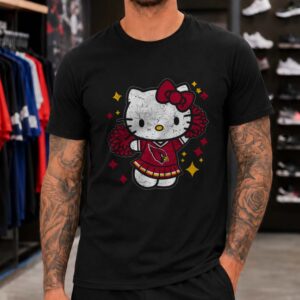 Hello Kitty Arizona Cardinals Cheerleader T-Shirt