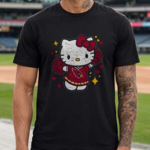 Hello Kitty Arizona Cardinals Cheerleader T-Shirt