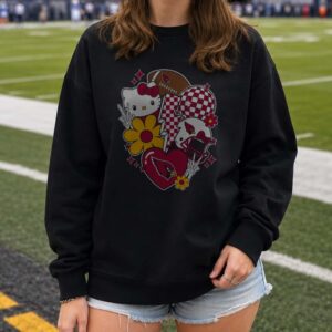 Hello Kitty Arizona Cardinals Football Fan Cute Collage T-Shirt