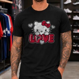 Hello Kitty Love Cute Women Fan Atlanta Falcons NFL T-Shirt
