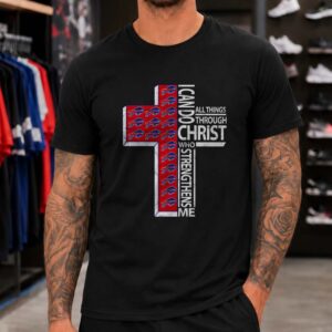 I Can Do All Things Through Christ Who Strengthens Me Christian Bills Fan Buffalo Bills NFL T-Shirt