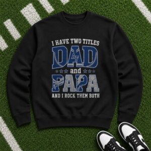 I Have Two Titles Dad And Papa Air Force Falcons Shirt
