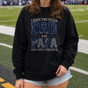 I Have Two Titles Dad And Papa Air Force Falcons Shirt