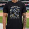 I Have Two Titles Dad And Papa Air Force Falcons Shirt