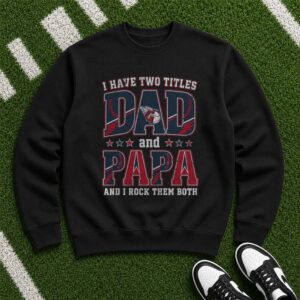I Have Two Titles Dad And Papa Cleveland Guardians Shirt