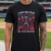 I Have Two Titles Dad And Papa Las Vegas Raiders Shirt