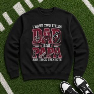 I Have Two Titles Dad And Papa Temple Owls Shirt