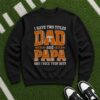 I Have Two Titles Dad And Papa Temple Owls Shirt