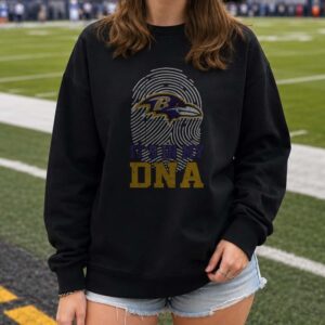 It's In My DNA Fingerprint Baltimore Ravens Fan T-Shirt