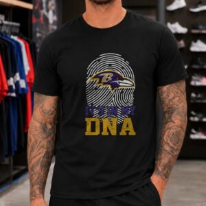 It's In My DNA Fingerprint Baltimore Ravens Fan T-Shirt