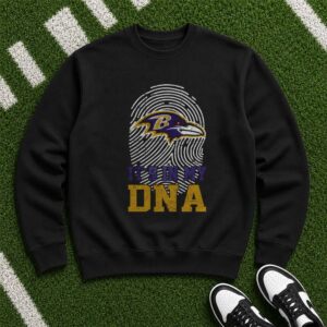 It's In My DNA Fingerprint Baltimore Ravens Fan T-Shirt