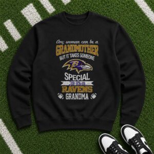 It Takes Someone Special To Be A Ravens Grandma Grandmother Gift Baltimore Ravens NFL T-Shirt