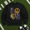 Jack Skellington Nightmare Before Christmas Horror Fan Baltimore Ravens T-Shirt Jack Skellington Nightmare Before Christmas Horror Fan Baltimore Ravens T-Shirt