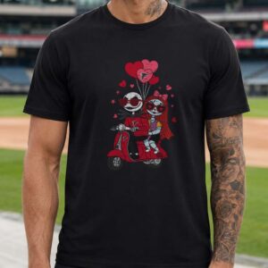 Jack Skellington Sally Nightmare Before Christmas Atlanta Falcons Valentine's Day T-Shirt