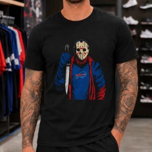 Jason Voorhees Buffalo Bills Friday The 13th Halloween Horror Football T-Shirt