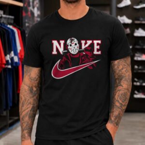 Jason Voorhees Friday The 13th Atlanta Falcons Horror Halloween Football Fan T-Shirt