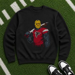 Jason Voorhees Friday The 13th Horror Fan Atlanta Falcons NFL T-Shirt