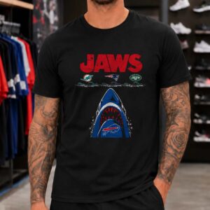 Jaws Buffalo Bills AFC East Dolphins Patriots Jets Sucks Rivalry T-Shirt