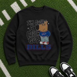 Just A Chill Guy Buffalo Bills Meme Funny Football Supporter T-Shirt