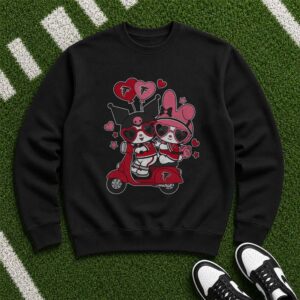 Kuromi My Melody Atlanta Falcons Valentine’s Day Football Fan T-Shirt