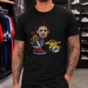 Leatherface Buffalo Bills Miami Dolphins Sucks Horror Funny Rivalry T-Shirt