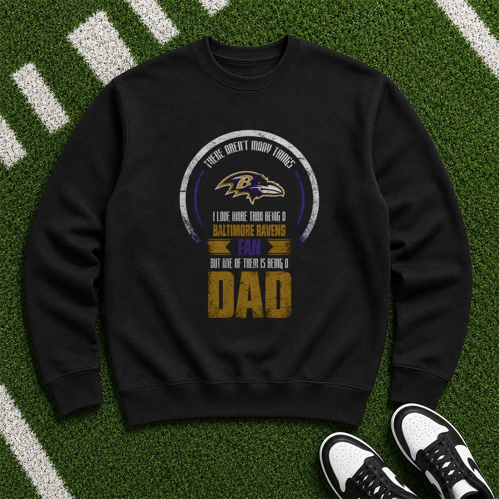 Love Being A Ravens Fan But Love Being A Dad More Father’s Day Baltimore Ravens NFL T-Shirt Love Being A Ravens Fan But Love Being A Dad More Father’s Day Baltimore Ravens NFL T-Shirt