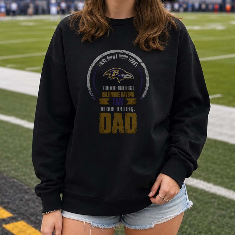 Love Being A Ravens Fan But Love Being A Dad More Father’s Day Baltimore Ravens NFL T-Shirt Love Being A Ravens Fan But Love Being A Dad More Father’s Day Baltimore Ravens NFL T-Shirt