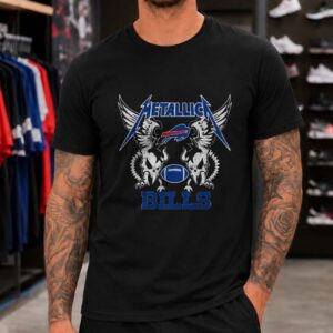 Metallica Buffalo Bills Rock Music Football Supporter T-Shirt