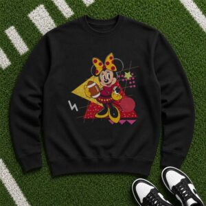 Minnie Mouse Arizona Cardinals Cheerleader Football T-Shirt