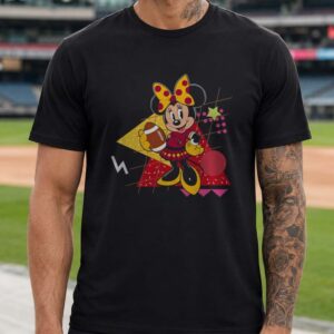 Minnie Mouse Arizona Cardinals Cheerleader Football T-Shirt