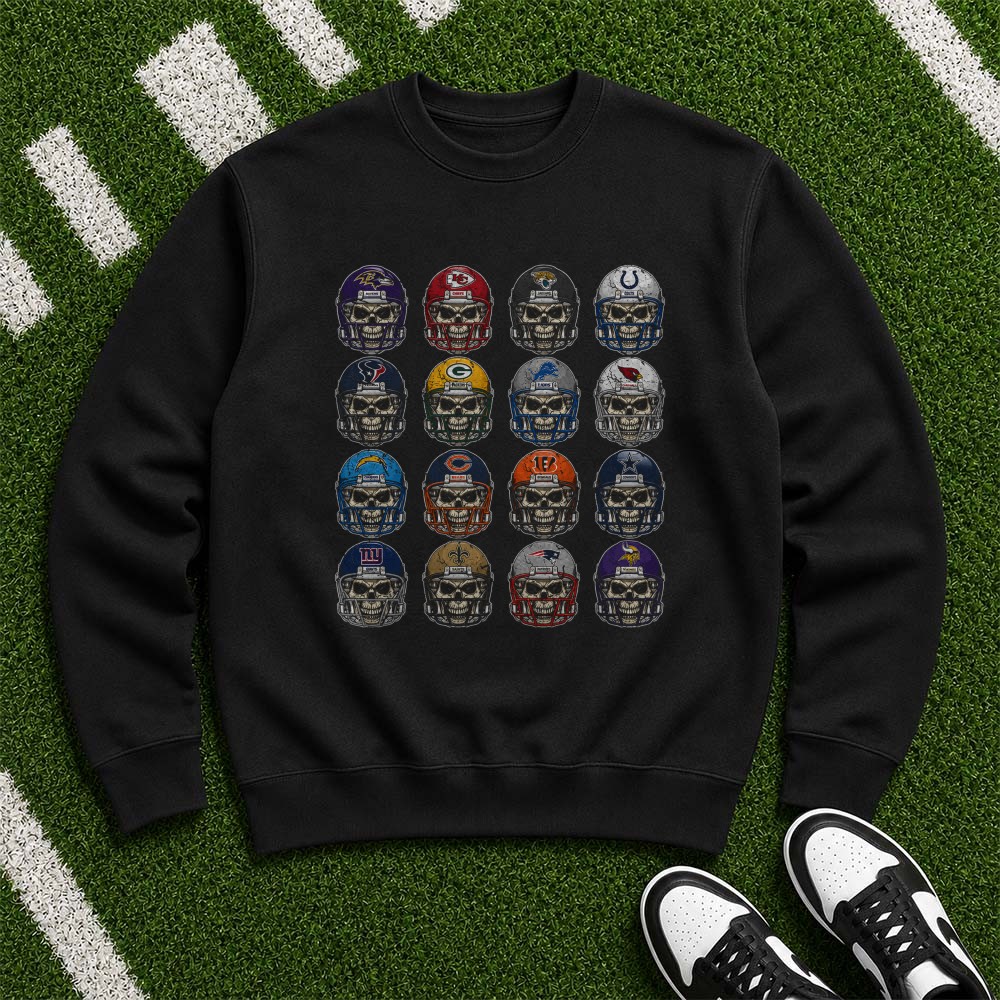 NFL Teams Skull Helmet Football Die Hard Supporter Gift T-Shirt NFL Teams Skull Helmet Football Die Hard Supporter Gift T-Shirt