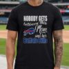 Peanuts Charlie Brown And Snoopy Christmas Family Buffalo Bills Fan T-Shirt