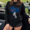 Sanrio Hello Kitty Cheerleader Women Buffalo Bills T-Shirt Sanrio Hello Kitty Cheerleader Women Buffalo Bills T-Shirt