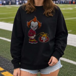 Pennywise Arizona Cardinals Peeing On San Francisco 49ers Funny T-Shirt