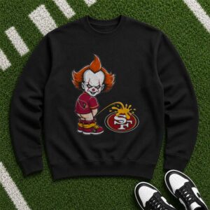 Pennywise Arizona Cardinals Peeing On San Francisco 49ers Funny T-Shirt