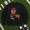 Snoopy And Grinch Atlanta Falcons Christmas Football Fan T-Shirt Snoopy And Grinch Atlanta Falcons Christmas Football Fan T-Shirt