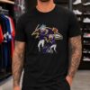 Santa Claus And Dr. Seuss Grinch Christmas Baltimore Ravens Fan T-Shirt Santa Claus And Dr. Seuss Grinch Christmas Baltimore Ravens Fan T-Shirt