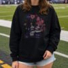 Santa Claus Christmas Lights Baltimore Ravens Holiday Spirit T-Shirt