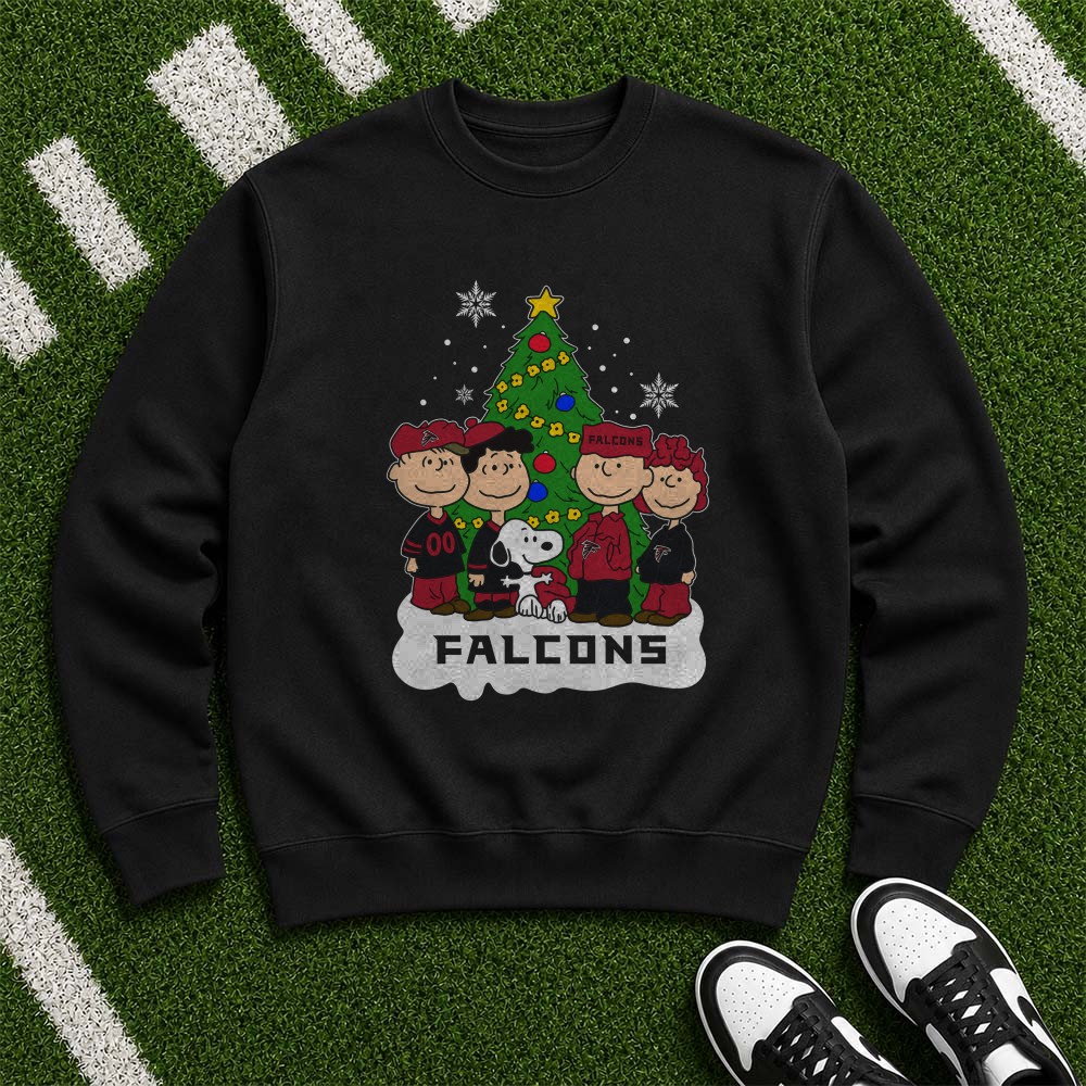 Snoopy Charlie Brown Peanuts Atlanta Falcons Merry Christmas Football Fan T-Shirt Snoopy Charlie Brown Peanuts Atlanta Falcons Merry Christmas Football Fan T-Shirt