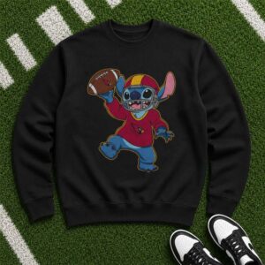 Stitch Arizona Cardinals Football Player T-Shirt