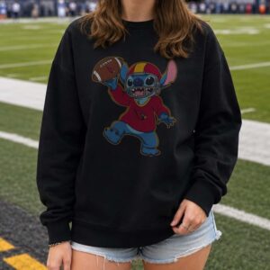 Stitch Arizona Cardinals Football Player T-Shirt