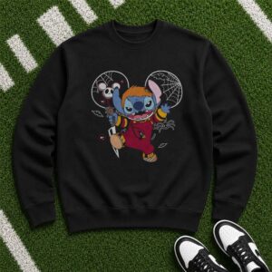 Stitch Chucky Arizona Cardinals Halloween T-Shirt