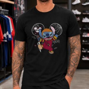 Stitch Chucky Arizona Cardinals Halloween T-Shirt