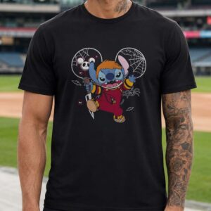 Stitch Chucky Arizona Cardinals Halloween T-Shirt