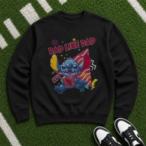 Stitch Rad Like Dad Arizona Cardinals Father_s Day T-Shirt
