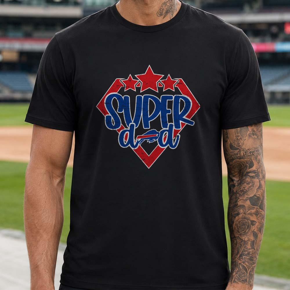 Super Dad Buffalo Bills Superman Diamond Football Father’s Day Gift T-Shirt (1) Super Dad Buffalo Bills Superman Diamond Football Father’s Day Gift T-Shirt (1)